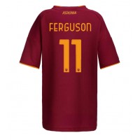 Stroje piłkarskie AS Roma Evan Ferguson #11 Koszulka Podstawowej dla damskie 2025-26 Krótki Rękaw